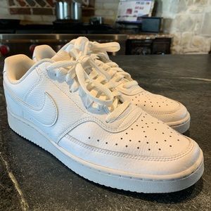 Nike white leather men’s shoe